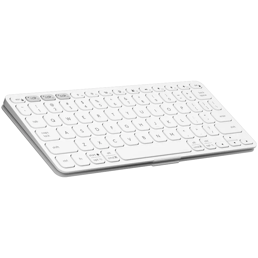 Клавиатура LOGITECH Keys-To-Go 2, Беспроводное, Бледно-серый, США — Изображение №2