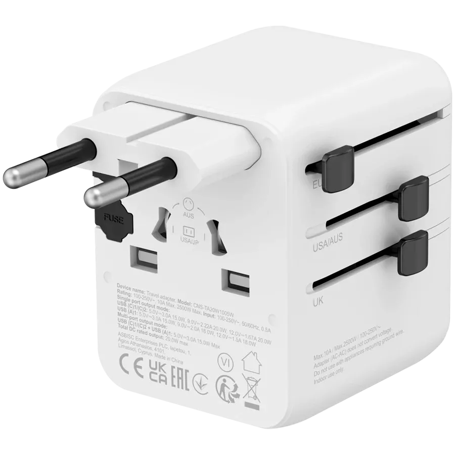 CANYON Power Adapter, 20 W, White — Image №2 CANYON Power Adapter, 20 W, White — Image №2