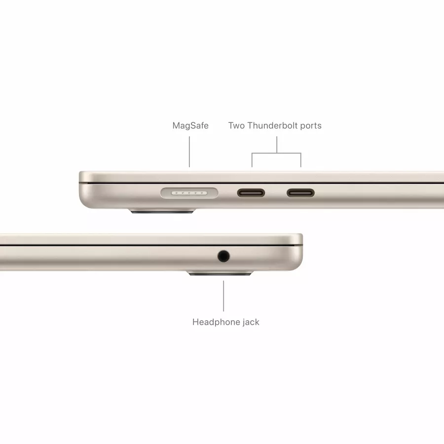 MacBook Air 15.3"  M3 (8C CPU/10C GPU), 16 GB, 512 GB, Starlight — Image №7