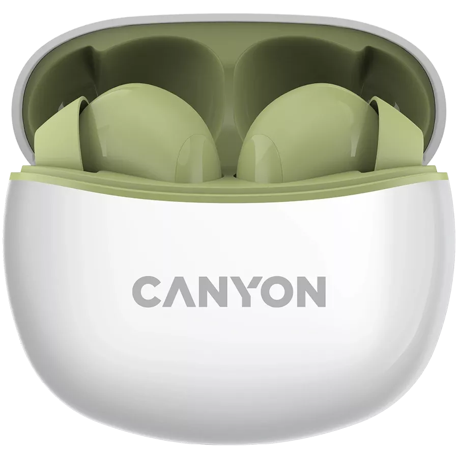 CANYON TWS-5 Ασύρματο Ακουστικό, Πράσινο — Εικών №1