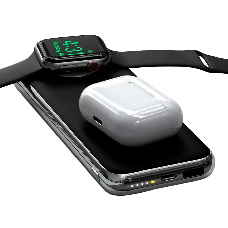 SATECHI Power Bank, 10000 mAh, Μαύρος — Εικών №4