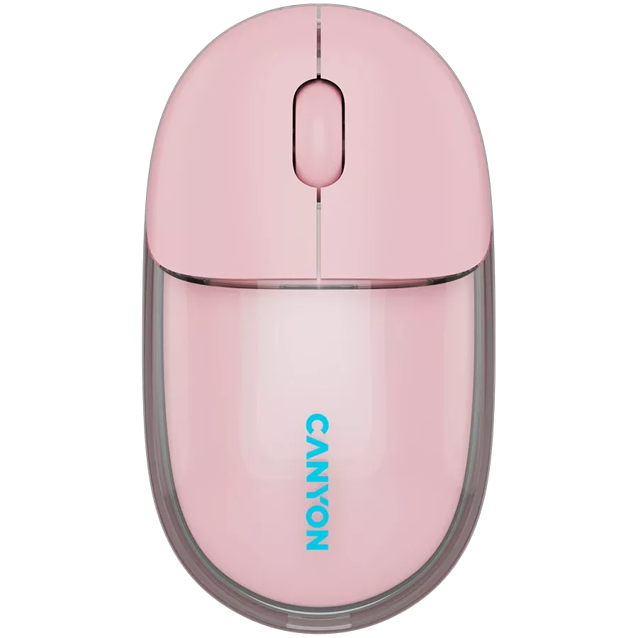CANYON Mouse MW-24, Wireless, Pink — Image №1