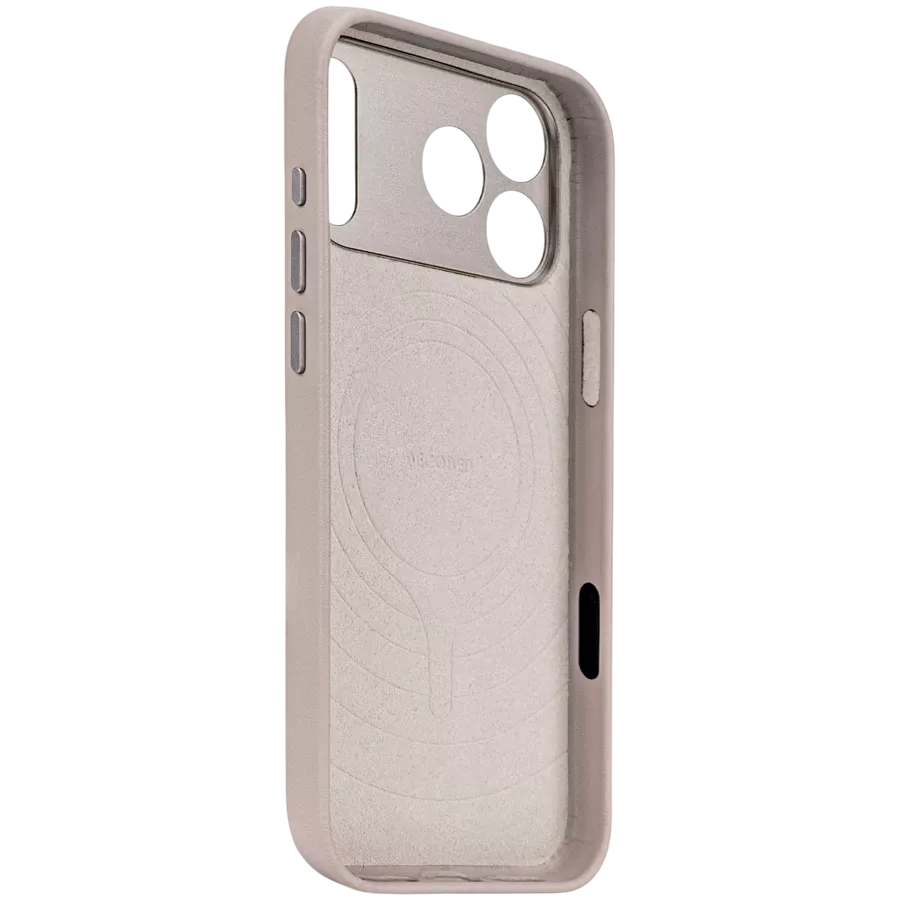 DECODED Case Leather case with MagSafe, Solid Clay for iPhone 17 Pro Max — Image №4