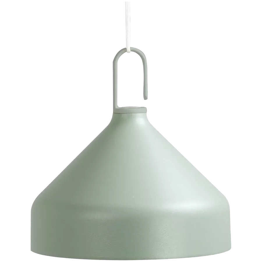 ZAFFERANO AMELIE HANGING LAMP 120x120mm. PAINTED GREEN LEAF 3.0W LED 95-130lm. — Image №1