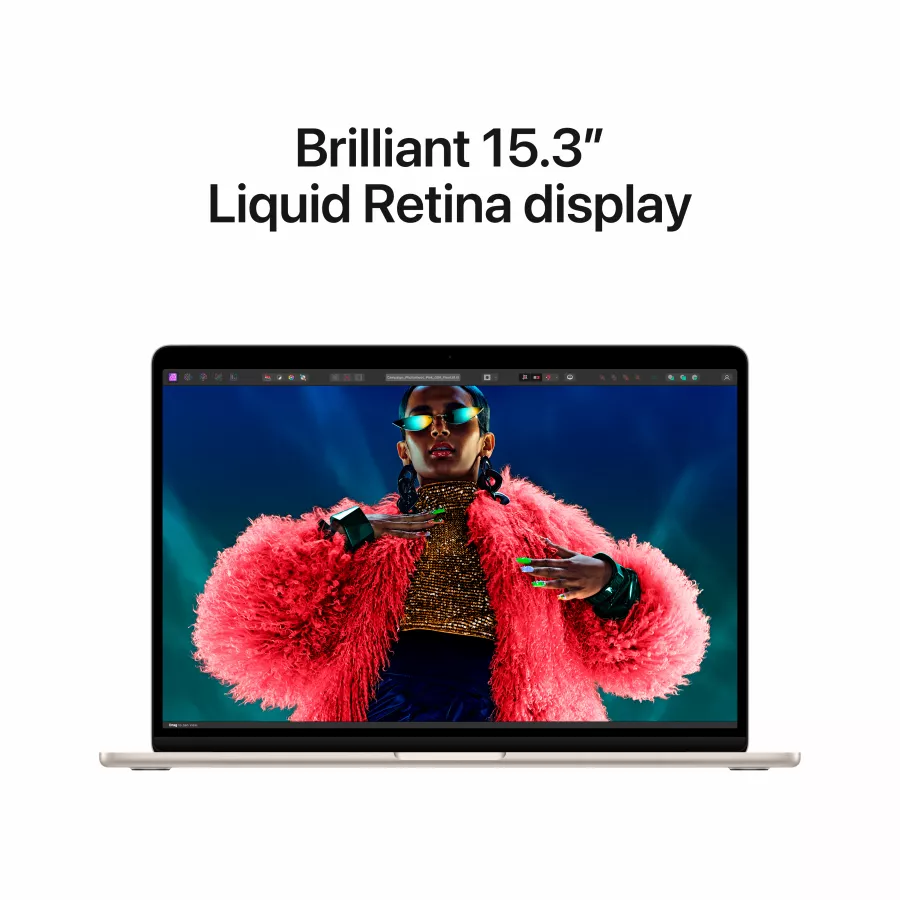 MacBook Air 15.3"  M3 (8C CPU/10C GPU), 16 GB, 512 GB, Starlight — Image №5