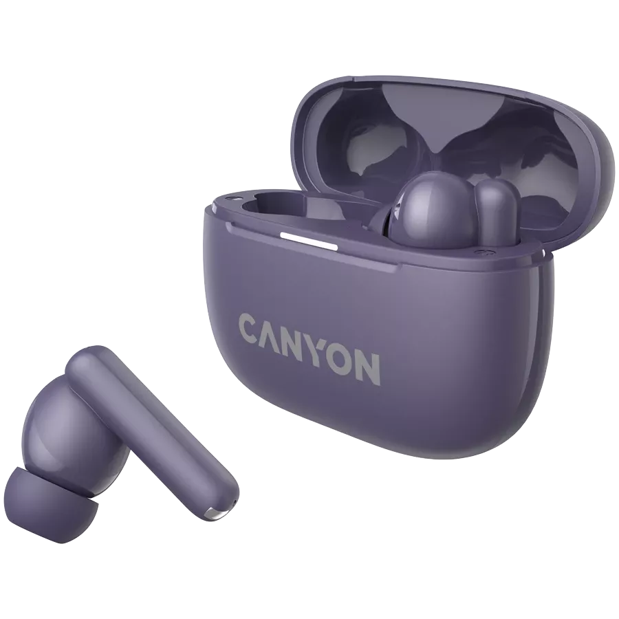 CANYON TWS-10 {Бездротове} Гарнітура, Фіолетовий — Зображення №5