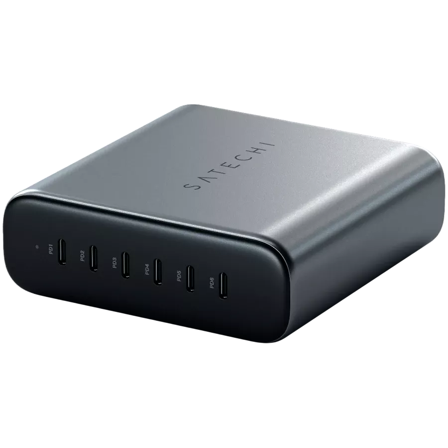 Адаптер живлення SATECHI 6*USB-C, 200 Ват — Зображення №2