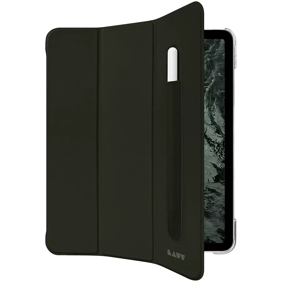Обложка Smart Folio LAUT HUEX  Военный зеленая для iPad Air (4-го поколения) — Изображение №2