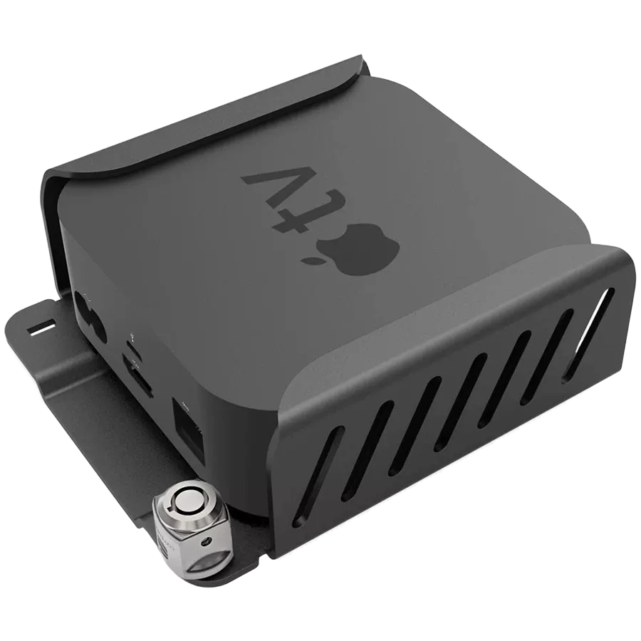 COMPULOCKS Security Bracket for Apple TV 4K (5th Gen), 4th Gen, 3rd Gen, Γκρι — Εικών №1