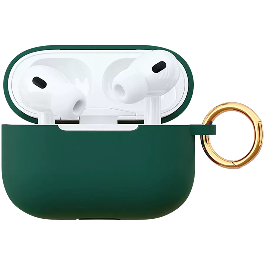 VLP силиконовый чехол  Dark Green для AirPods Pro (Gen2) — image №1