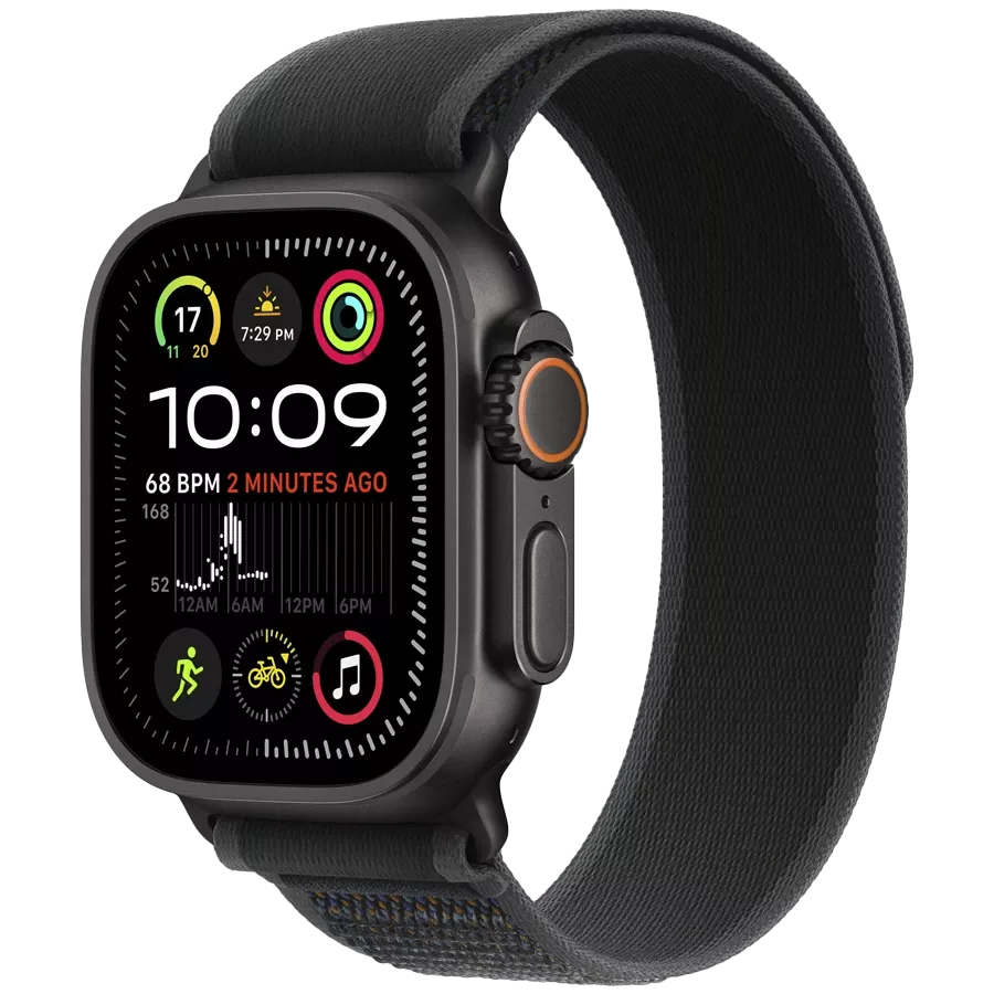 APPLE 49mm Trail Loop - Black Titanium Finish Band Extension Trail Loop - Black Titanium Finish Black for Apple Watch 44/45/46/49 mm — Image №2