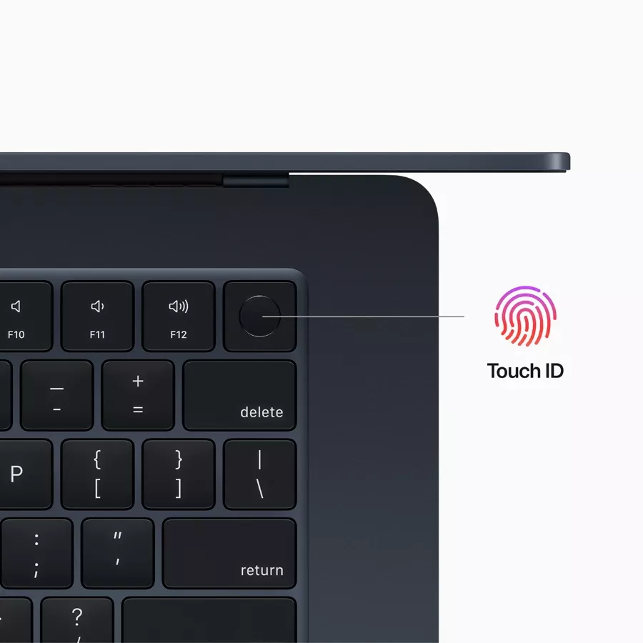 Apple MacBook Air 15.3"  Apple M2 (8C CPU/10C GPU), 8 GB, 256 GB, Midnight — Image №4
