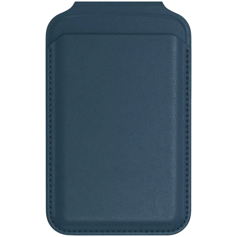 SATECHI Wallet Vegan-Leather Magnetic Wallet Stand , Dark Blue — Image №2
