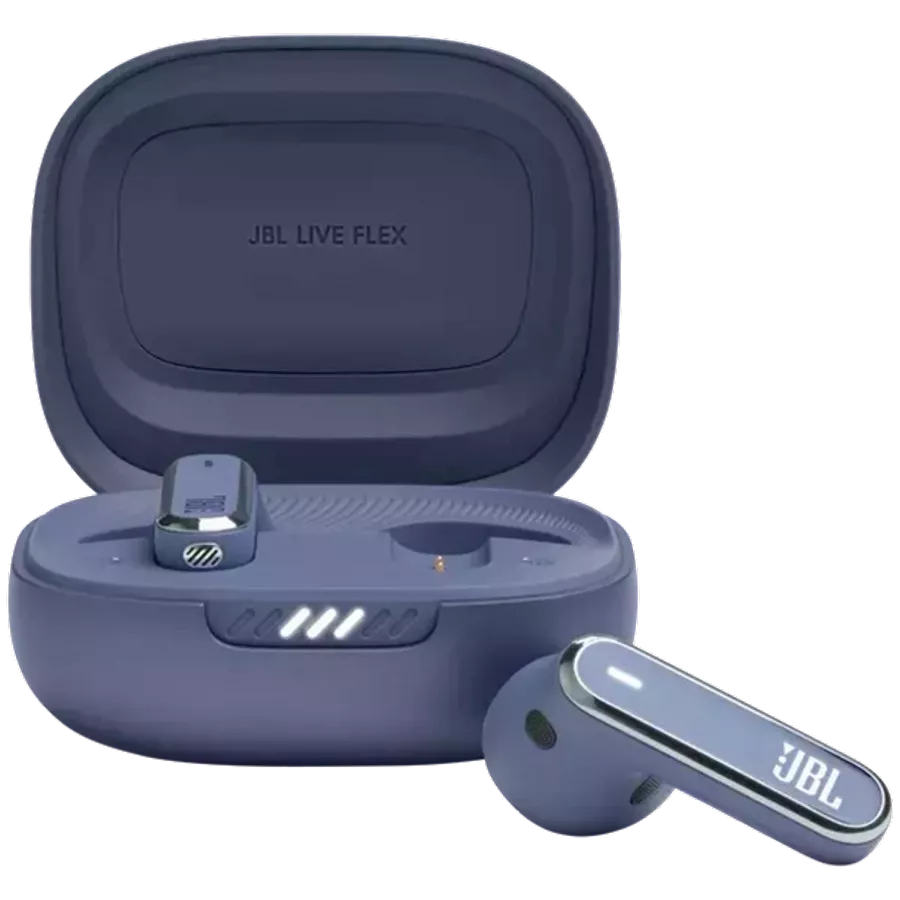 JBL Live Flex {Тамақ} Құлаққаптар, Көк — image №1