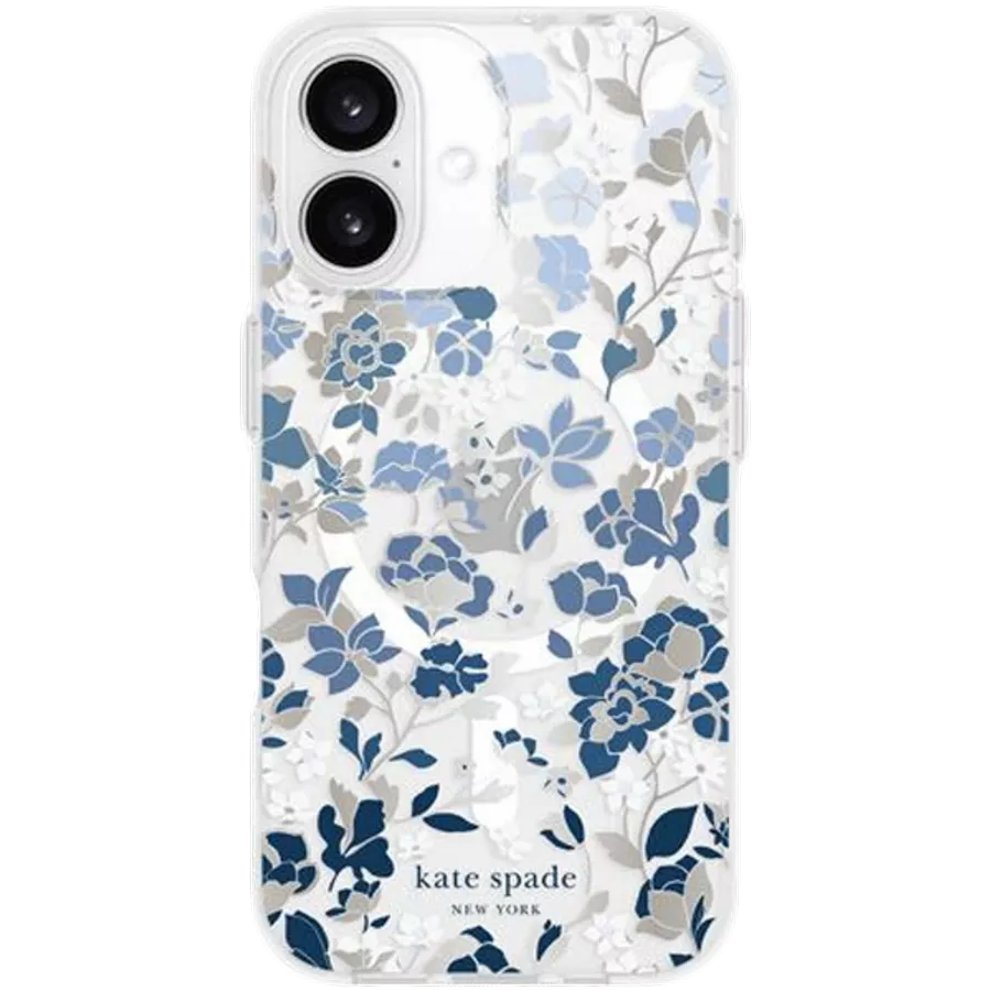 Husă CASE-MATE Kate Spade cu MagSafe pentru iPhone 16, Blue — image №1