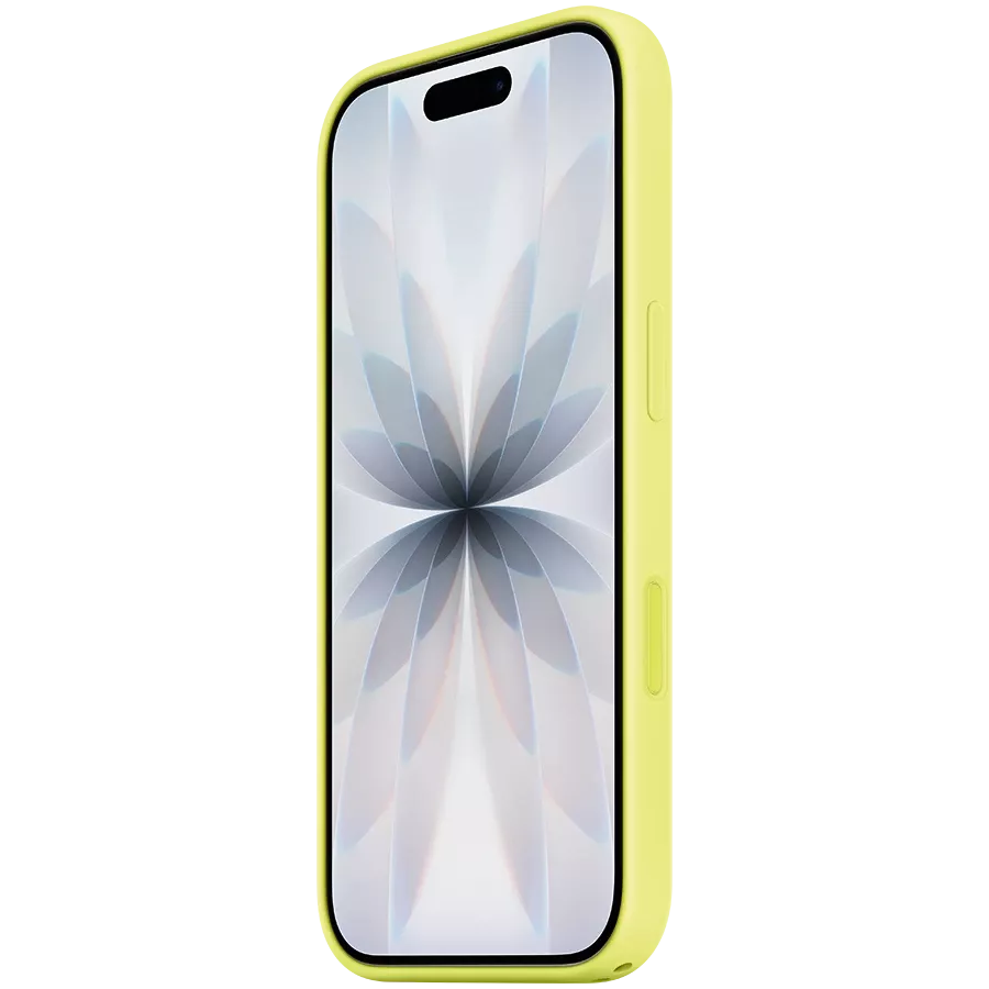 APPLE Silicone Case with MagSafe, Neon Yellow for iPhone 17 — Image №2
