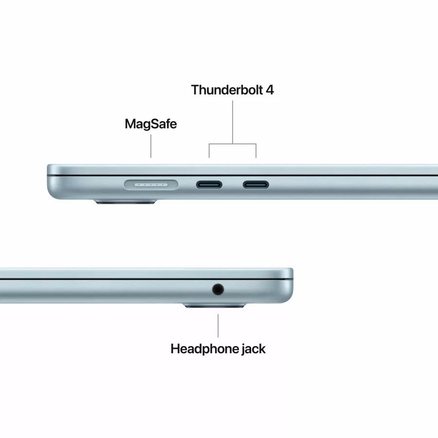 Apple MacBook Air 15.3"  Apple M4 (10C CPU/10C GPU), 24 GB, 512 GB, Sky Blue, 2025 — Image №7