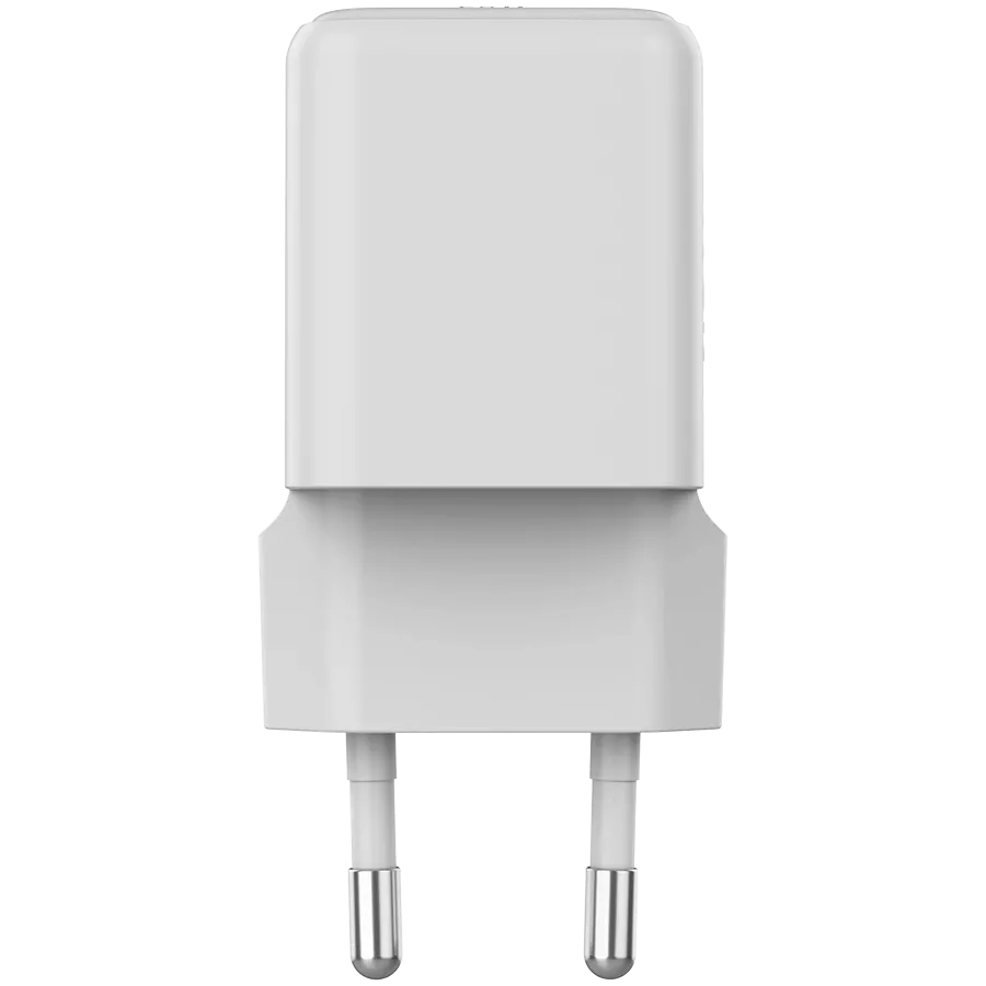 CANYON CU20AC Power Adapter 2*USB/USB-C, 20 W, White USB Type C, USB Type-A — Image №4