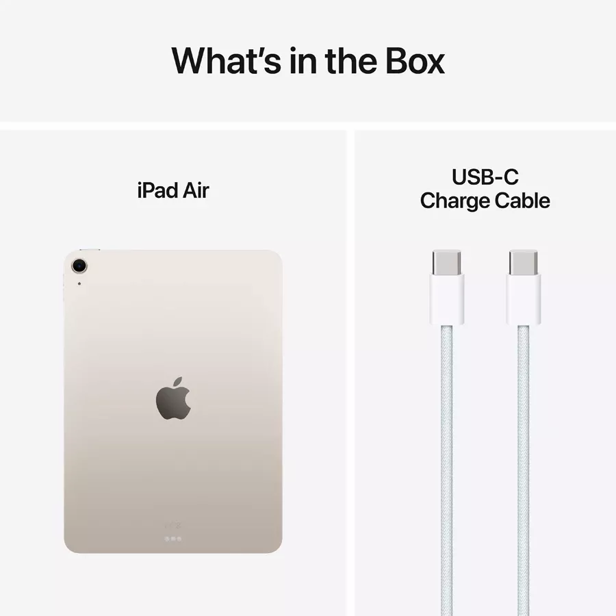 Apple iPad Air 11 (M3), 256 GB, Wi-Fi, 2025, Starlight — Image №9