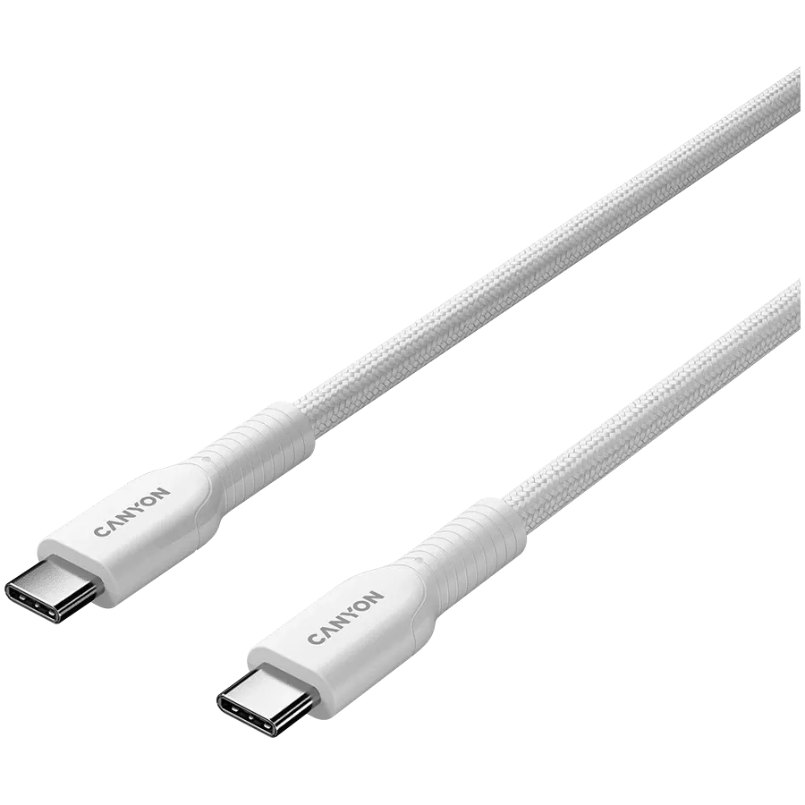 CANYON USB-C Cable, 1 m, White — Image №2