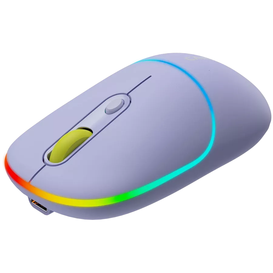 Миша CANYON MW-22 Dual Band RGB Wireless Mountain Lavender (CNS-CMSW22ML) — Зображення №3