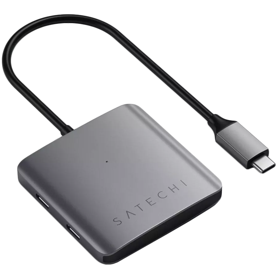 SATECHI  USB Hub 4-PORT USB-C HUB Space Gray — Εικών №2