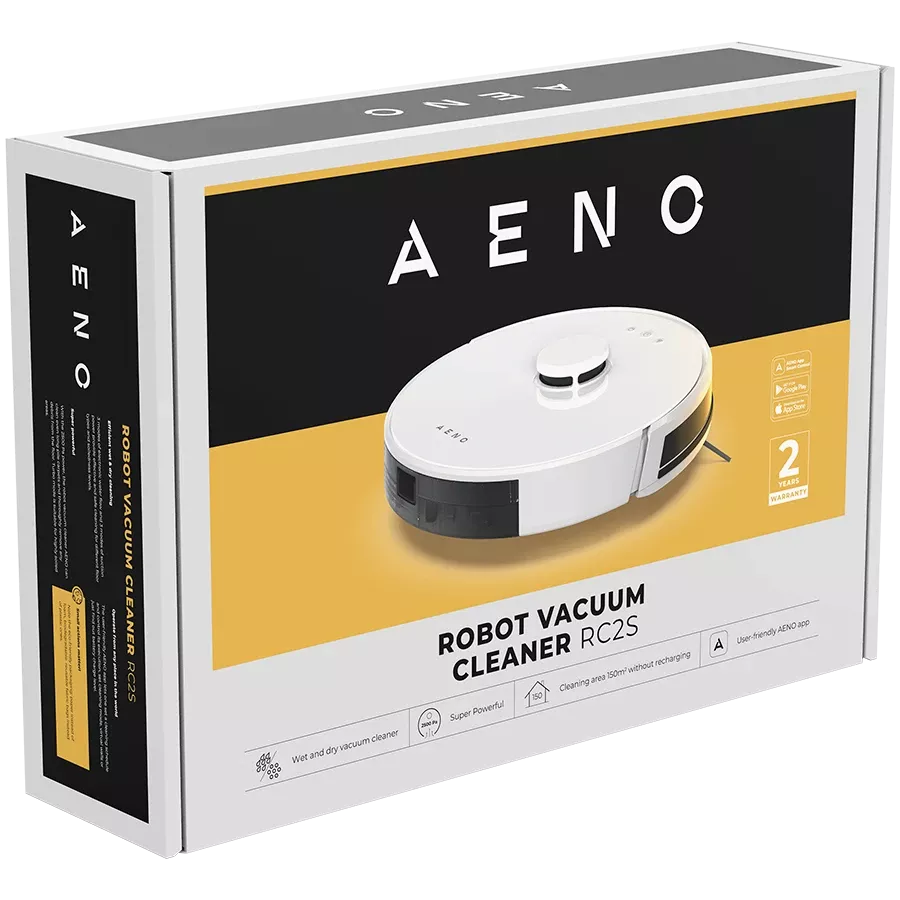AENO RC2S Robotic Vacuum Cleaner White — Image №12