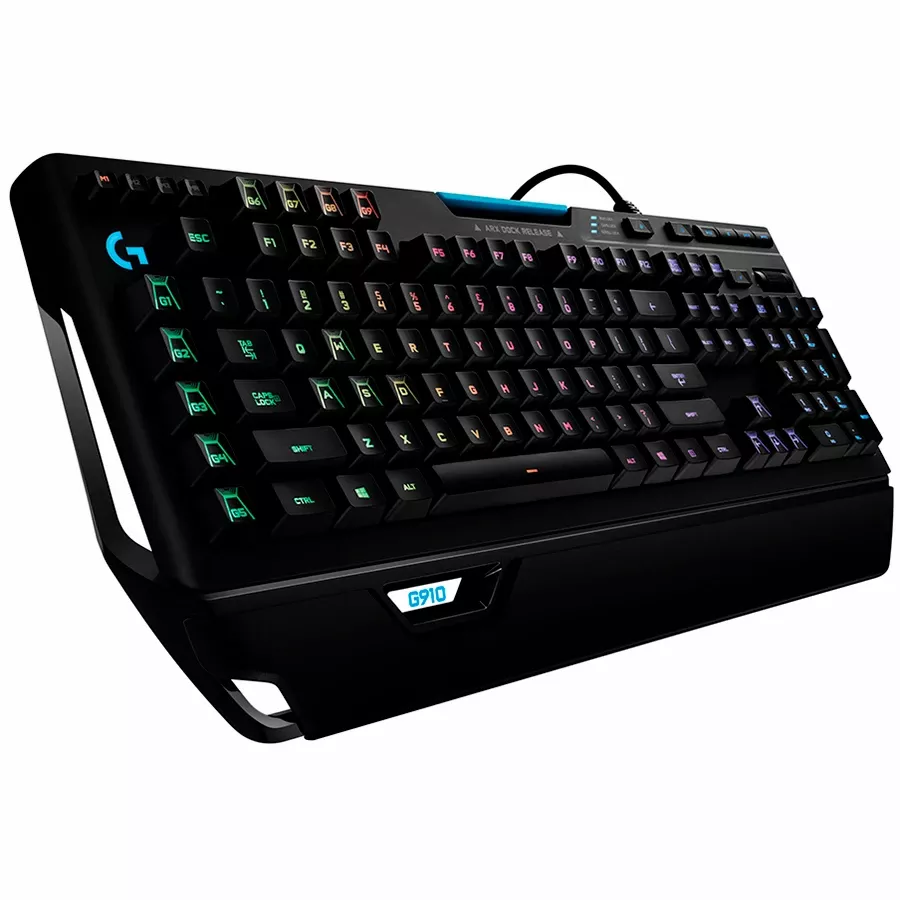LOGITECH G910 Orion Spectrum RGB Keyboard, Wired, Black, RU — Image №1