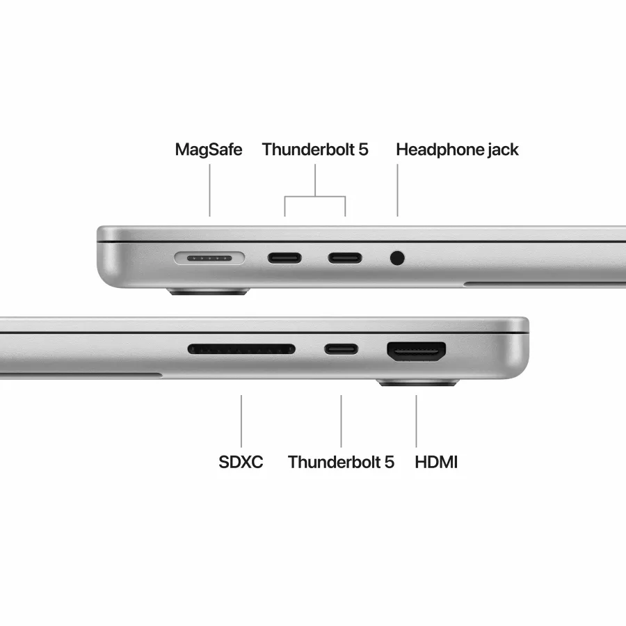 Apple MacBook Pro 14.2"  Apple M4 Max (14C CPU/32C GPU), 36 GB, 1 TB, Silver, 2024 — Image №7