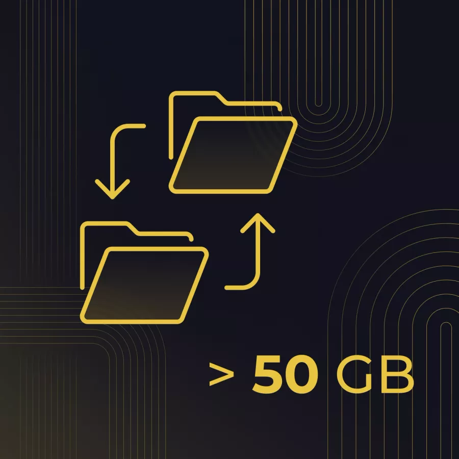 Μεταφορά δεδομένων (πάνω από 50 GB) — Εικών №1