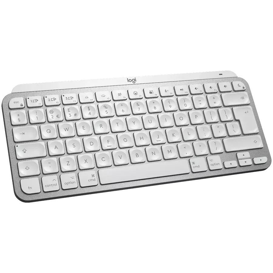 Клавиатура беспроводная Logitech MX Keys Mini For Mac Wireless Illuminated US Pale Grey (920-010526) — Изображение №3