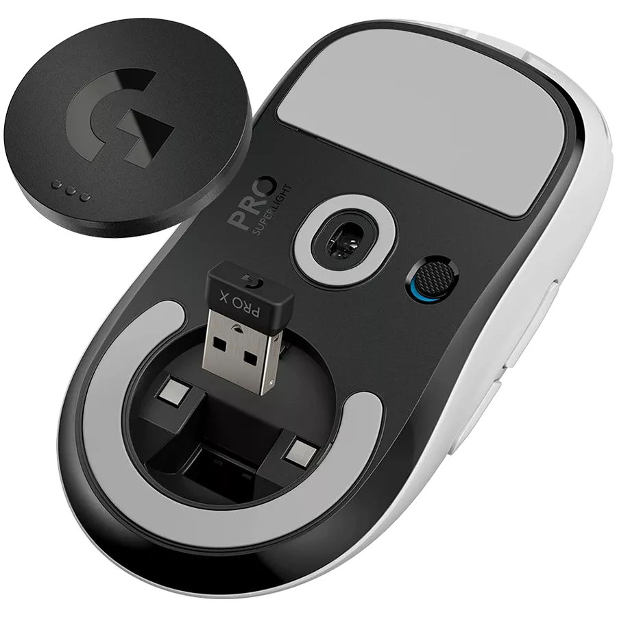 LOGITECH PRO X Ποντίκι παιχνιδιού, Ασύρματο, Λευκό — Εικών №6