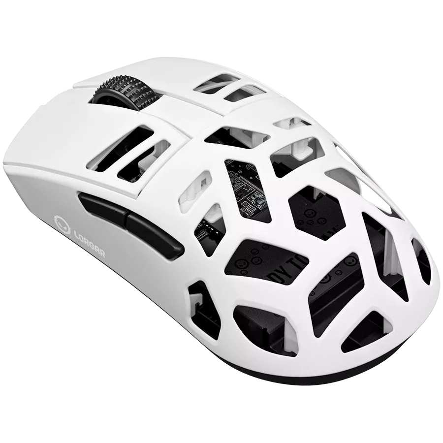 LORGAR MSE90W Gaming Mouse, Wireless, White — Image №2