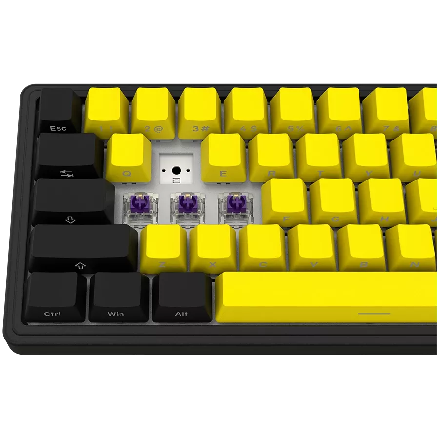 LORGAR KBP70MW Gaming Keyboard, Wireless, Yellow, EN — Image №8