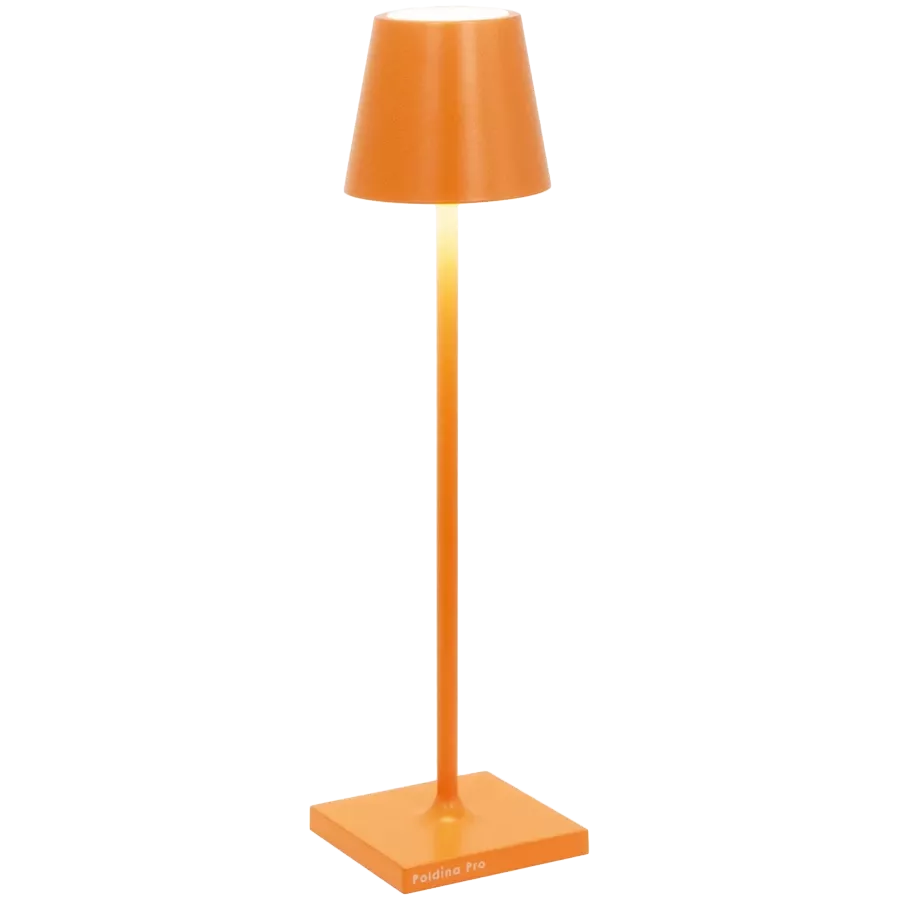 ZAFFERANO POLDINA PRO MICRO TABLE LAMP 70x275mm. MATT ORANGE - 1.8W - DYNAMIC WHITE- — Изображение №1