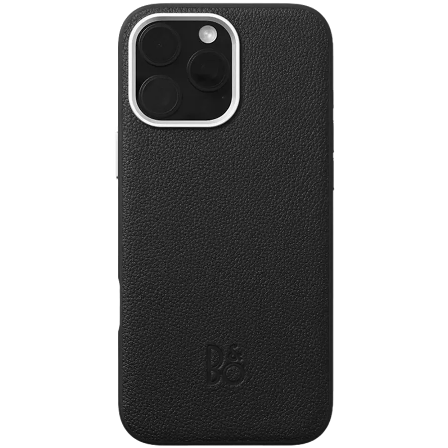 BANG & OLUFSEN Case Leather Case with MagSafe, Infinite Black for iPhone 16 Pro Max — Image №2