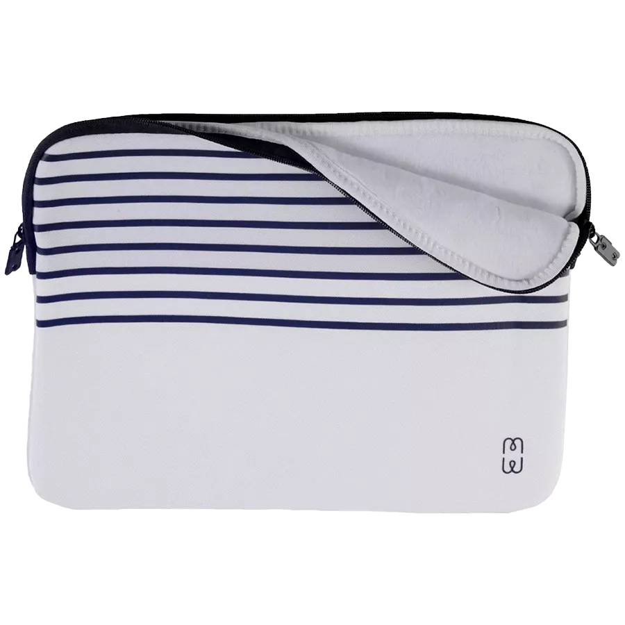 Чехол MW White Marinière для MacBook Air 13", Белый/Голоубой — image №1