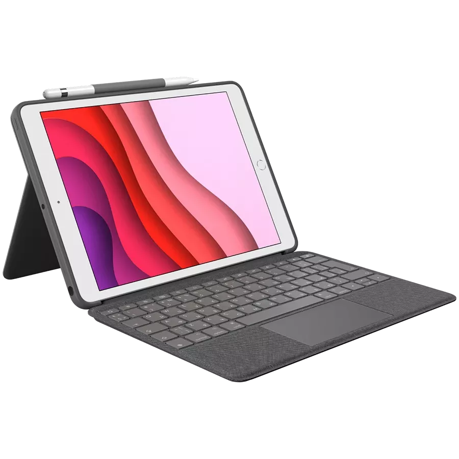 LOGITECH Keyboard Case Combo Touch , Gray for iPad Pro 12.9-inch (5th generation) — Image №1