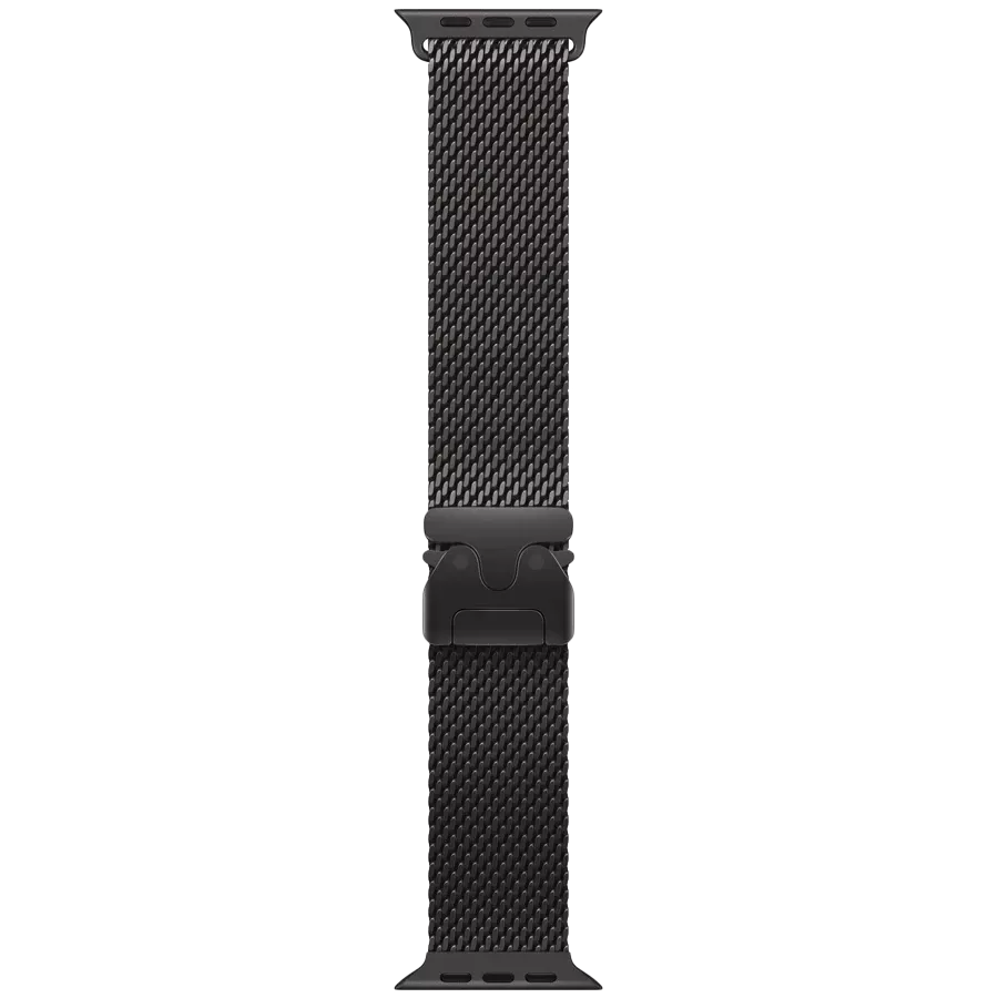 APPLE Milanese Loop Band for Apple Watch 44/45/46/49 mm, Large, Black — Image №1