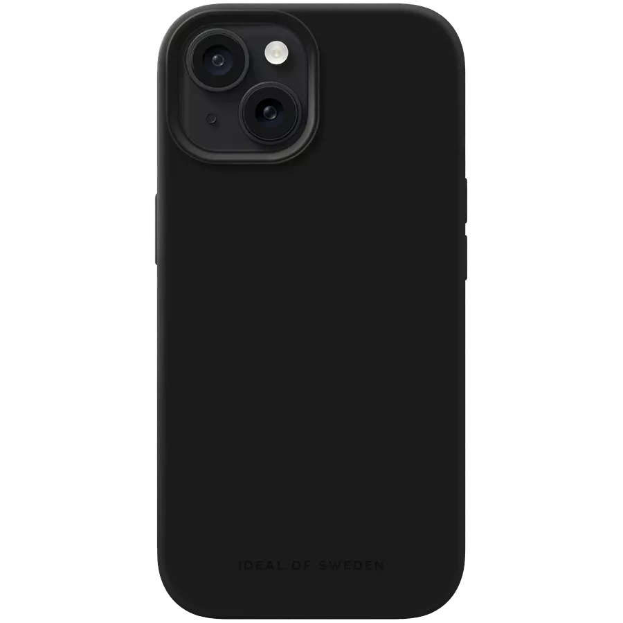 Case IDEAL OF SWEDEN Silicone MagSafe with MagSafe Black for iPhone 15 Plus — Image №1