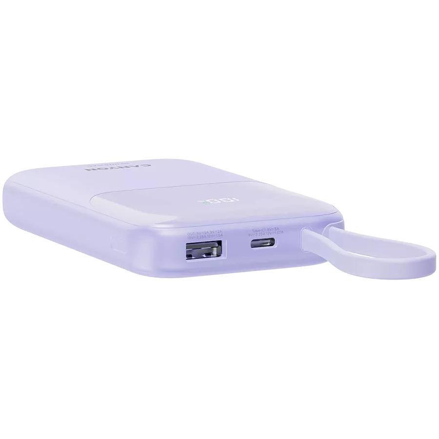CANYON OnPower 101 Power Bank, 10000 mAh, Μωβ — Εικών №5