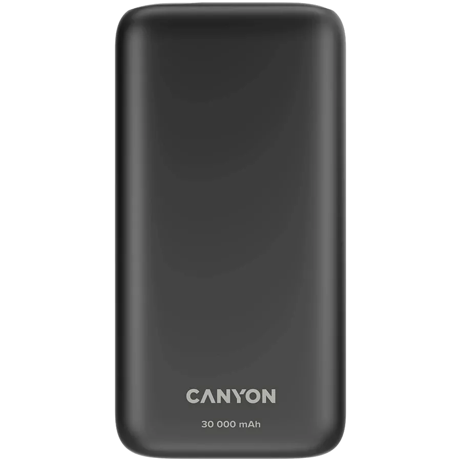 CANYON PB-301 Живлення - зарядний пристрій для батареї, 30000 мА/год, Літій-полімерний — Зображення №1