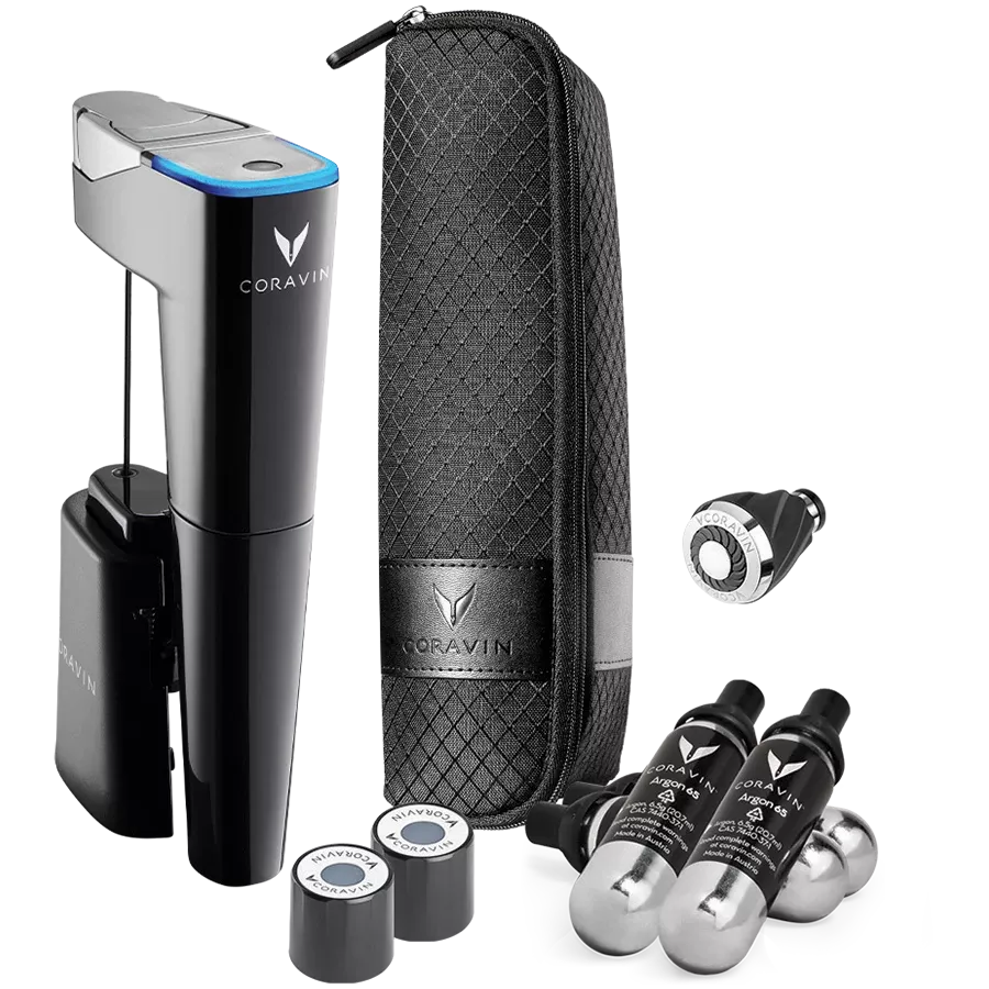 WIne Preservation System CORAVIN Timeless Eleven, Μαύρο — Εικών №1
