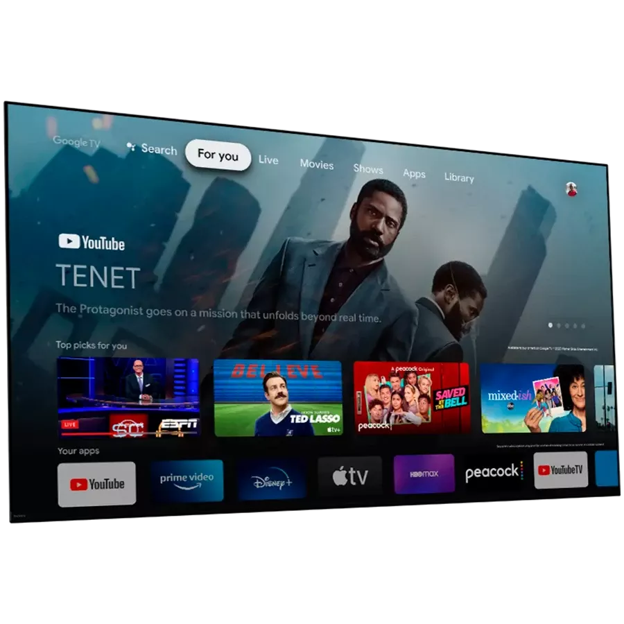 SONY Smart TV, LCD, 55", UHD, Black — Image №2