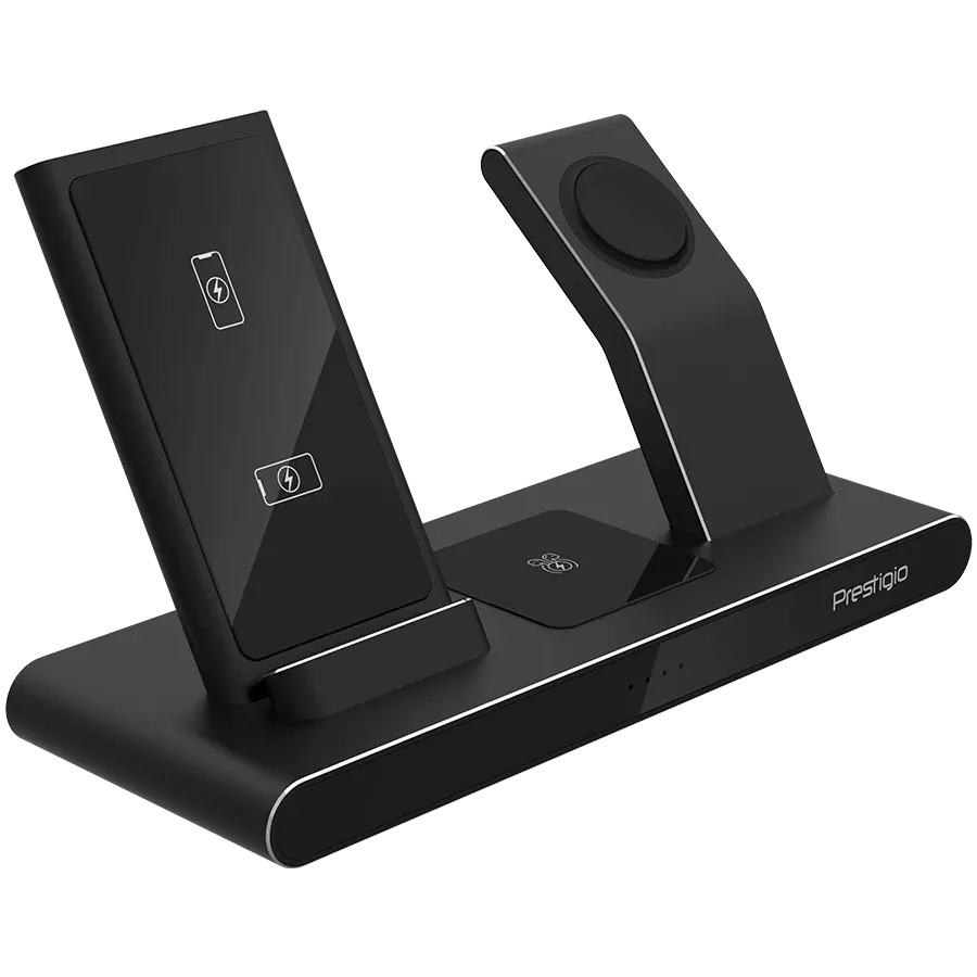 PRESTIGIO ReVolt A7 Wireless Charger, 10 W, Black — Image №4