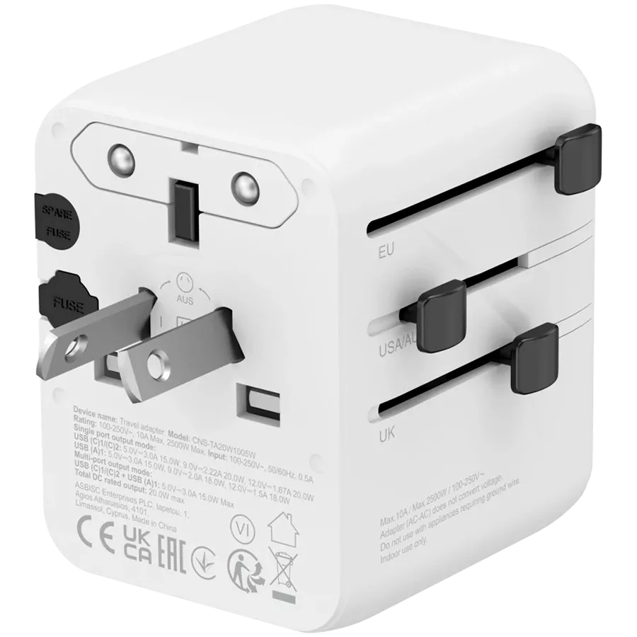 CANYON Power Adapter, 20 W, White — Image №4 CANYON Power Adapter, 20 W, White — Image №4