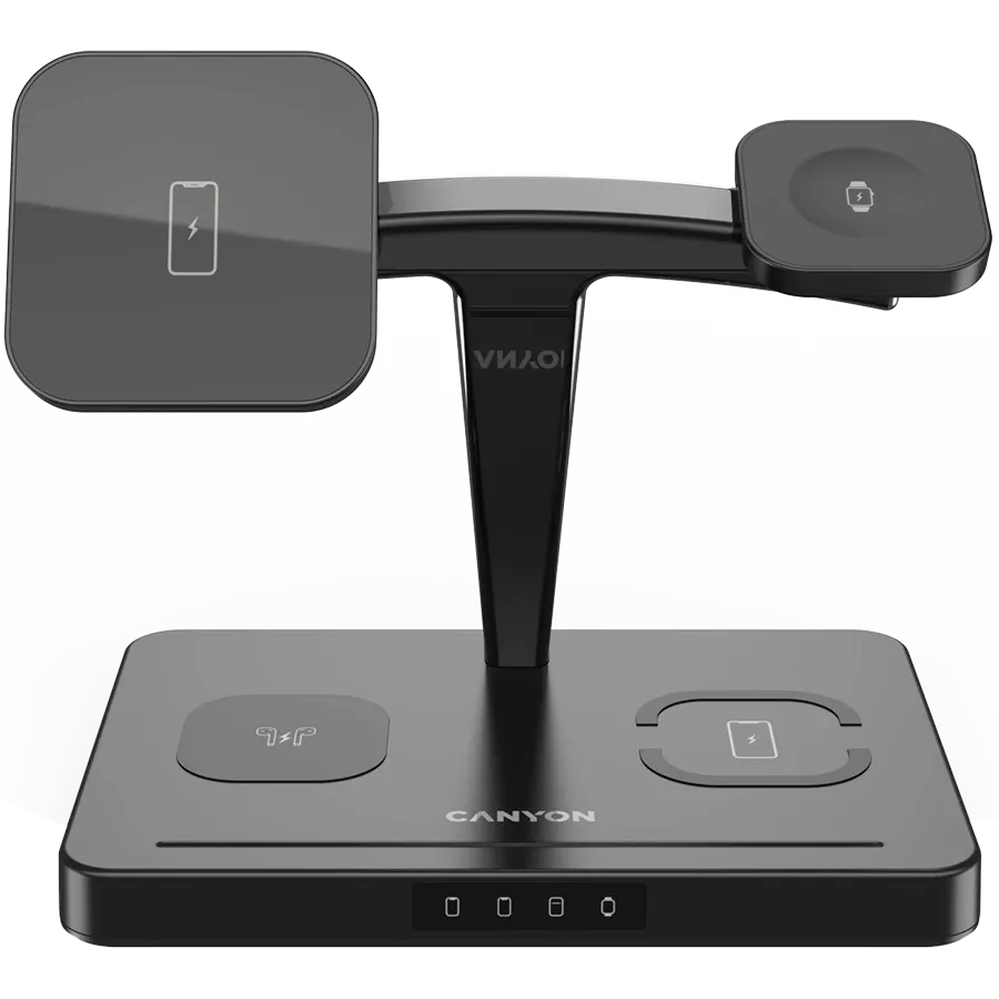 Wireless Charger CANYON WS-404 (Power Delivery Charge), 15 W, Black — Image №2