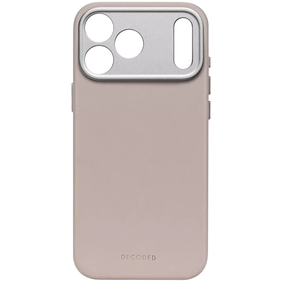 DECODED Case Leather case with MagSafe, Solid Clay for iPhone 17 Pro Max — Image №2