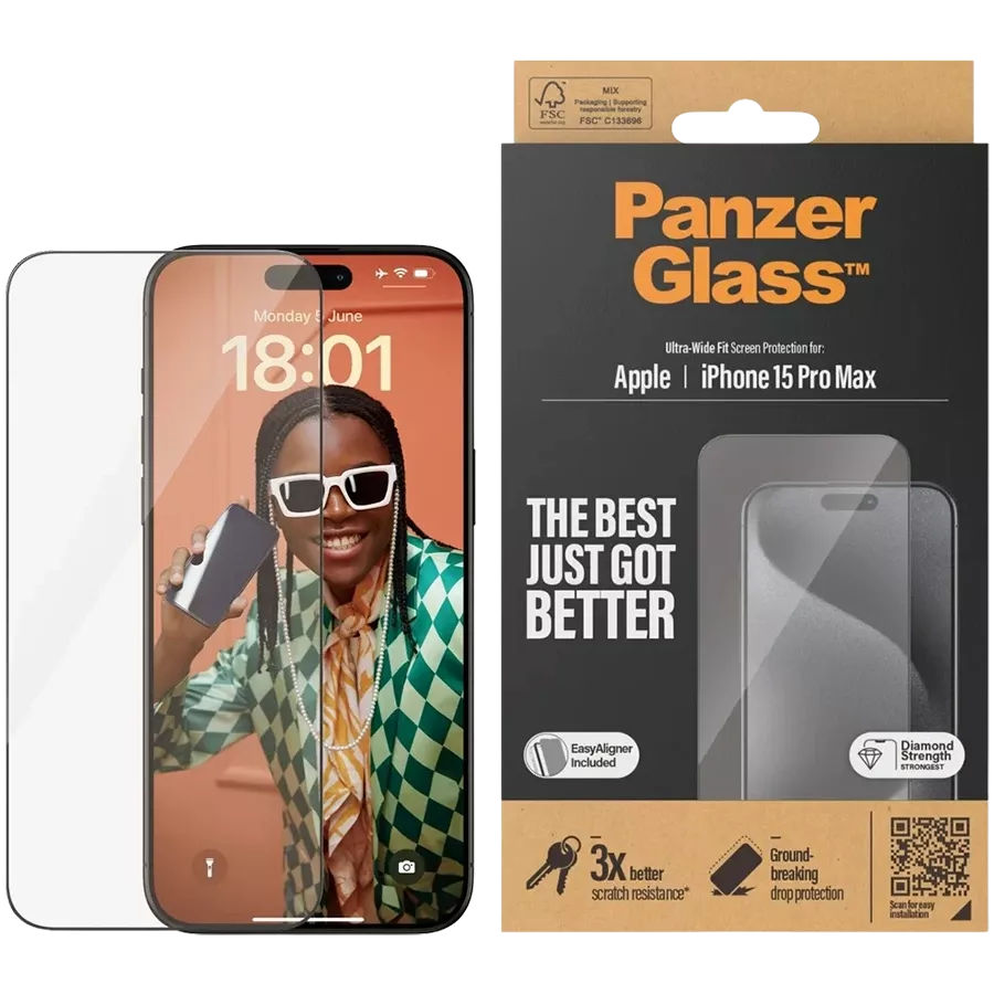 PANZERGLASS Γυαλί ασφαλείας  for iPhone 15 Pro Max — Εικών №1