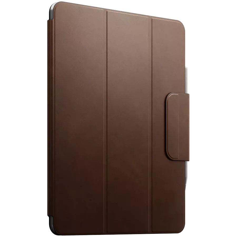 Husă NOMAD Smart Folio din piele pentru iPad Pro 12.9 (Gen/ 3/4/5/6), Brown — image №3